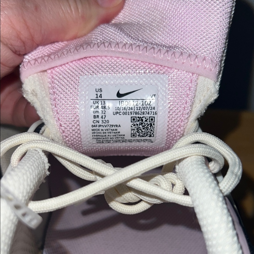 Nike Pegasus Wave Women's Cream and Pink Air Sneakers Size 14 - Picture 8 of 8